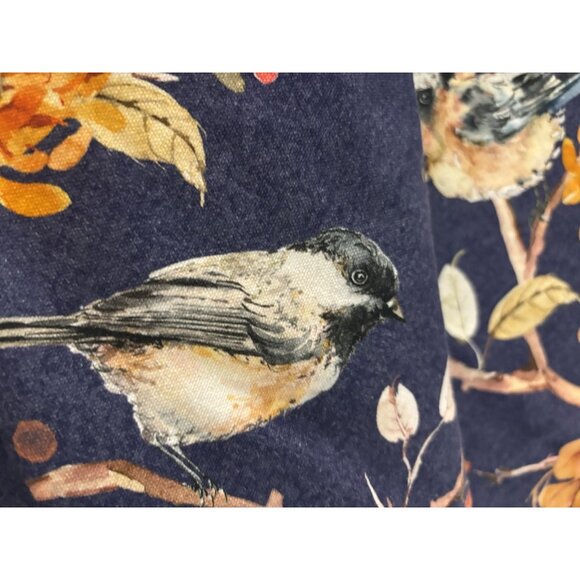 Maison D' Hermine Birds 54X74 Tablecloth Blue Kelim Infinity 100% Cotton Floral - Picture 8 of 9